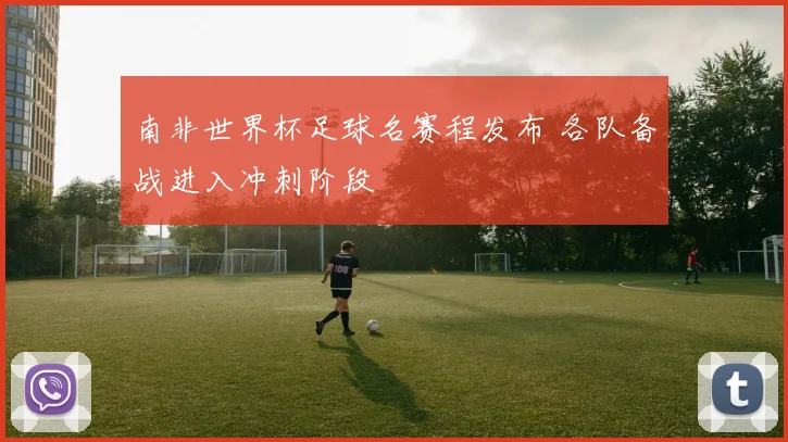 南非世界杯足球名赛程发布 各队备战进入冲刺阶段