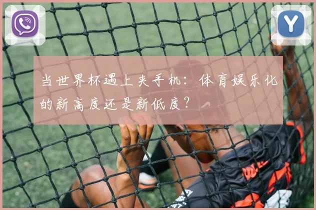 当世界杯遇上夹手机:体育娱乐化的新高度还是新低度?
