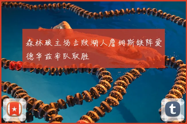 森林狼主场击败湖人詹姆斯缺阵爱德华兹率队取胜