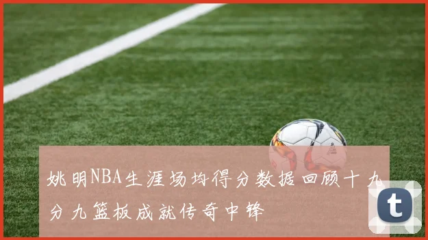 姚明NBA生涯场均得分数据回顾十九分九篮板成就传奇中锋
