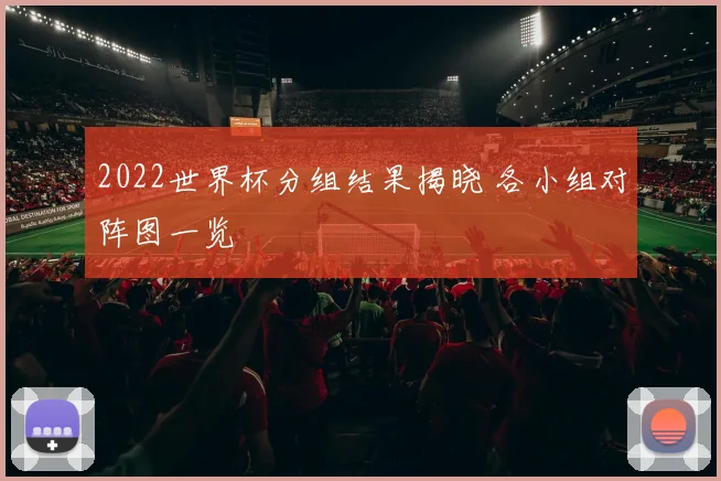 2022世界杯分组结果揭晓 各小组对阵图一览