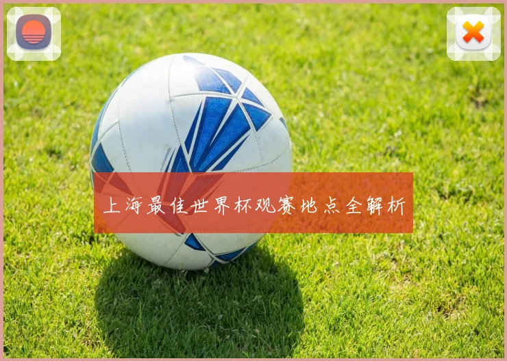 上海最佳世界杯观赛地点全解析